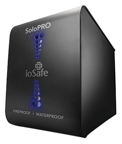 ioSafe SoloPRO 2TB Fireproof & Waterproof External Hard Drive, Black (SM2TB1YR)