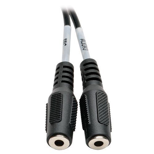 TRIPP LITE P318-06N-MFF 6-Inch 3.5mm 2x3 Position to 4 Position 3.5mm Audio Splitter