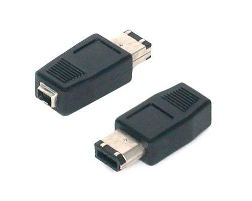 StarTech.com FIRE46FM IEEE-1394 FireWire Adapter 4-Pin to 6-Pin F/M