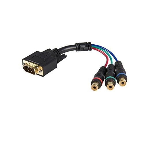 2CK9834 - StarTech.com 6in HD15 to Component RCA Breakout Cable Adapter - M/F