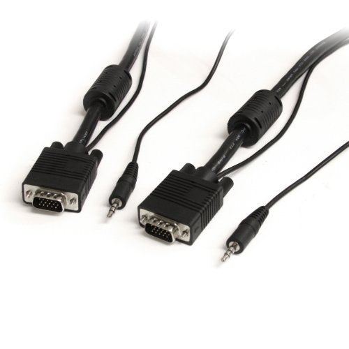 StarTech.com 15-Feet Coax High Resolution Monitor VGA Cable with Audio HD15 M/M
