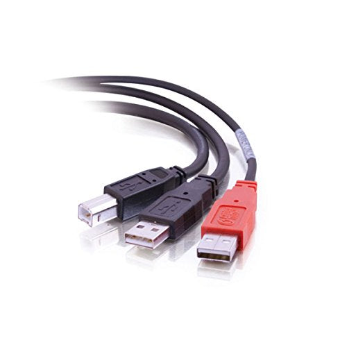 Cables to Go USB B to 2 USB a Male Y-Cable