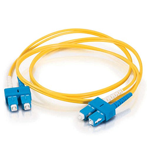 15m Duplex Fiber Smf Sc/Sc M/M 9/125 Yellow Patch Cable