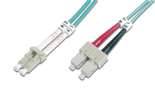 7m Multi-Mode Fiber (LOMM) Duplex LC/SC Patch Cable
