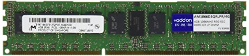 4gb Ddr3-1066mhz Pc3-8500 240p Quad Rank Lp Registered Ecc Dimm