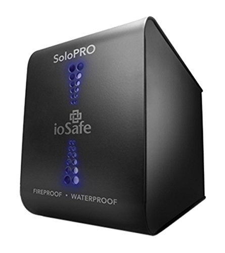 ioSafe SoloPRO 3TB Fireproof & Waterproof External Hard Drive, Black (SM3TB1YR)