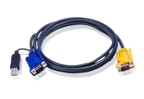 ATEN PS/2 to USB Intelligent KVM Cable for ATEN KVMs (10 Feet)