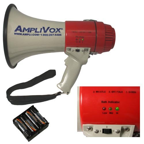Amplivox S60115 25 Watt Piezo Megaphone