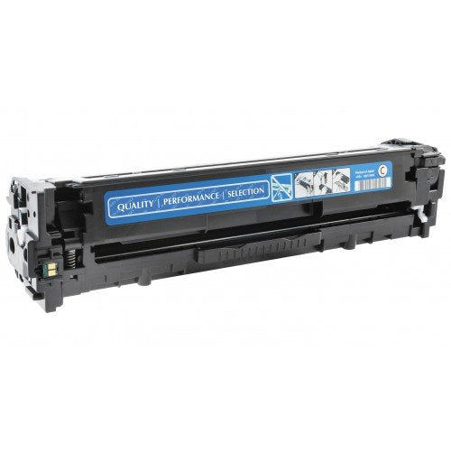 V7 V71415C Remanufactured Cyan Toner Cartridge for HP CE321A (HP 128A) - 1300 Page Yield
