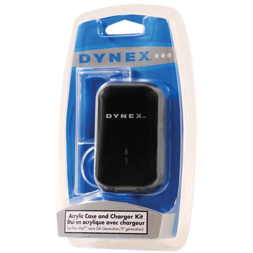 Dynex Acrylic Case and Charger Kit (DX-MP472) for iPod Nano
