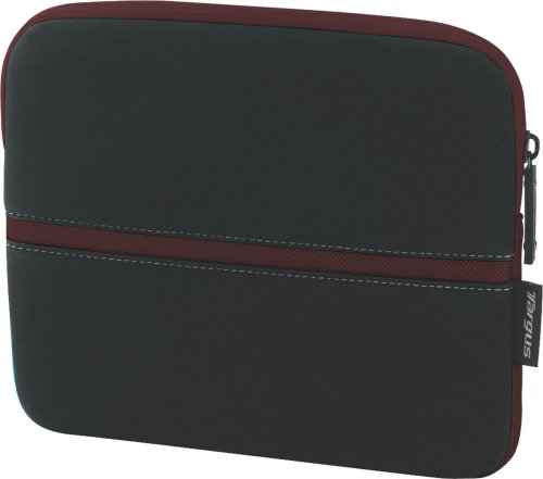Targus Neoprene Slipskin Peel Netbook Slip Case Designed to Protect up to 10.2-Inch Netbooks, Black with Burgundy (TSS111US)