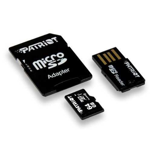 Patriot Signature Flash MicroSDXC with USB Reader and Adapter
