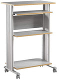 Safco Products Muv Stand-up Workstation, Gray, 1923GR
