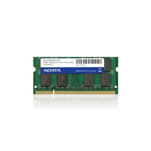 ADATA 2 GB DDR2-800 (PC-6400) CL5 SO-DIMM Memory Module AD2S800B2G5-R (Black)