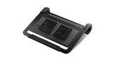 Cooler Master R9-NBC-U2PK-GP NotePal U2 Plus - Laptop Cooling Pad with 2 Movable High Performance Fans (Black)