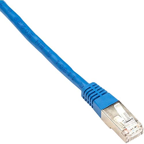 BLACK BOX NETWORK SRV - CAT6 SHLD Patch Cable 15 feet 26 AWG STRND CMR Blue