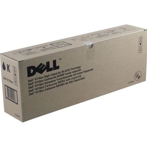 LD Compatible Toner Cartridge Replacement for Dell Color Laser 5110cn 310-7889 High Yield (Black)