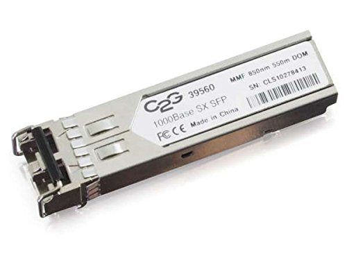 C2G / Cables to Go 39560 HP JD118B Compatible 1000Base-SX MMF SFP (Mini-GBIC) Transceiver Module