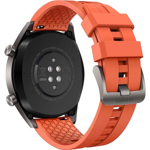 Huawei Watch GT 1.39" AMOLED Touchscreen GPS Smartwatch with Heart Rate Monitor - Orange (55024358)