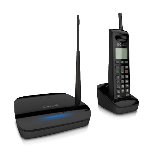 EnGenius FreeStyl 2, High power and sensitivity wireless extreme range, 9 Handset Landline Telephone, 900 Mhz with 2-way intercom