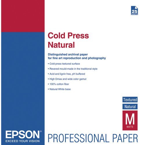 Cold Press Natural 13x19 25 Sheets