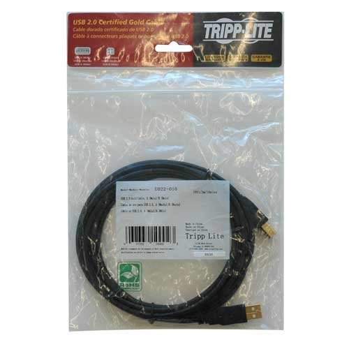 Tripp Lite USB 2.0 Hi-Speed A/B Cable (M/M) 10-ft. (U022-010)