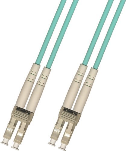 0.5m 10g Fiber Lc/Lc 50/125 Duplex Aqua Lomm Om3 Patch Cable