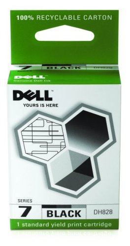 Dell DH828 966 968 Ink Cartridge (Black) in Retail Packaging