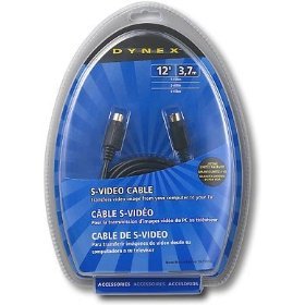 Dynex 3.7m (12 ft.) Gold S-Video Cable (DX-C101841)