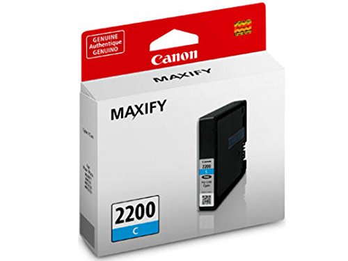 Genuine Canon PGI-2200 Pigment Ink Tank, Cyan