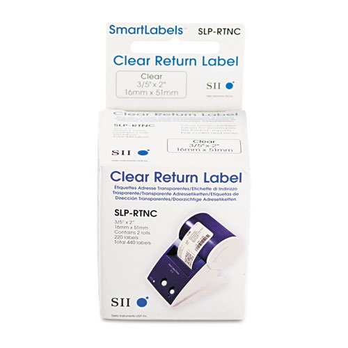 Labels - Clear - 0.8 in X 2 in - for Slp400 Series, Slp200 Series, and Slp100.
