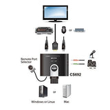 2-Port USB Hd Audio/Video Kvm Switch