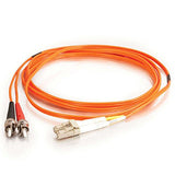 2M Fiber Optic Patch Cord Lc-st 62.5/125 MMf Duplex Pvc