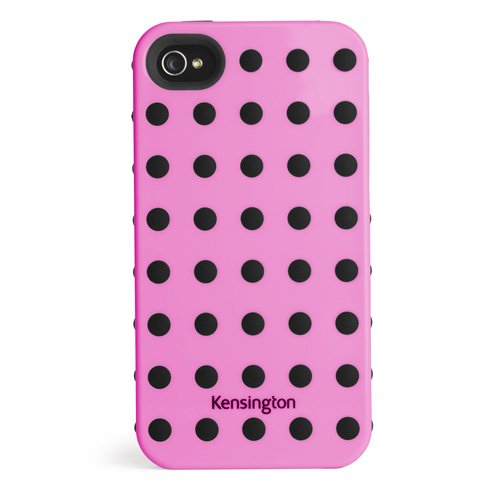 Kensington K39392US Combination Case for iPhone 4 and 4S Pink with Black Dots