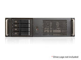 iStarUSA D-314-MATX 3U Compact Rackmount Chassis Compatible with PS2 Power Supply