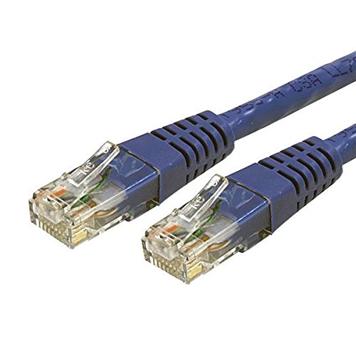 Cat6 Ethernet Cable - 15 ft - Blue - Patch Cable - Molded Cat6 Cable - Network Cable - Ethernet Cord - Cat 6 Cable - 15ft