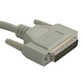 C2G 06093 IEEE-1284 DB25 Male to Centronics 36 (C36) Male Parallel Printer Cable, Beige (30 Feet, 9.14 Meters)