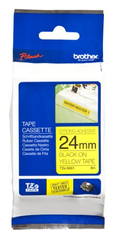 Brother Mobile TZES651 P-Touch Extra Strength Super Adhesive Tape, 0.94