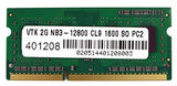 VisionTek 2GB DDR3 1600 MHz (PC3-12800) CL9 SODIMM, Notebook Memory - 900450