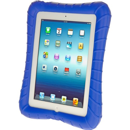M-Edge SuperShell for The New iPad & iPad 2 - iPad - Cobalt Blue - Dimpled Texture - Foam