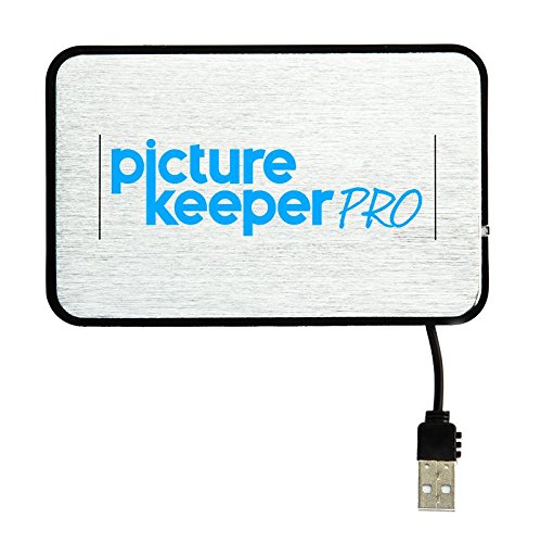 Smart USB Backup Drive 500GB - Picture Keeper PRO External Photo Video and File Backup Device for PC and MAC Laptops and Computers