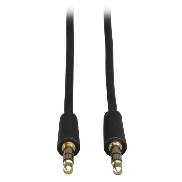 Tripp Lite 3.5mm Mini Stereo Audio Cable For Microphones, Speakers And Headphones - (m/m) 10-ft.