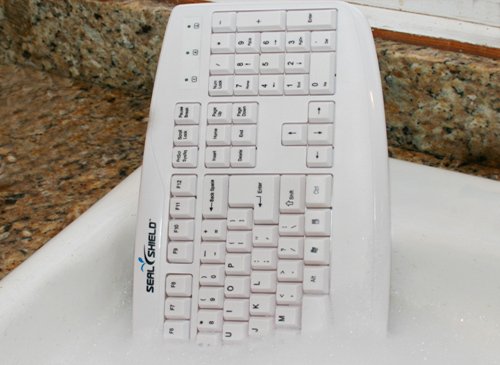 Silver Storm Washable Keyboard - Ip-66 Washable, True Type, Full Travel Keys, 24