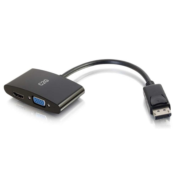 C2G/ Cables to Go 28273 Displayport Male to HDMI or VGA Female Adapter Converter 8