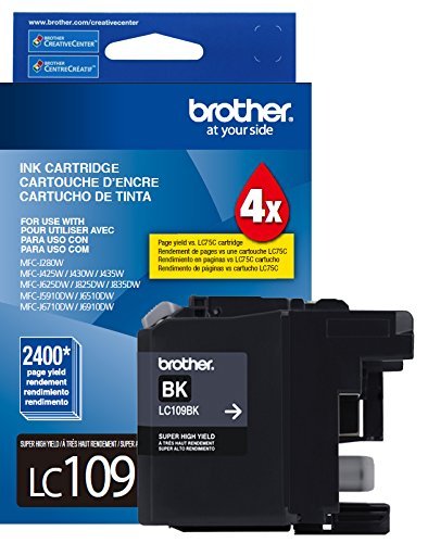 Brother Printer Ultra High Yield Inkjet Cartridge-Black (Lc109Bk)