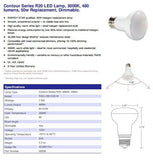 Verbatim Contour Series R20 Warm White 3000K Led Bulb, Replaces 50W 98558