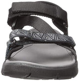 Northside Women's Kenya Sandal, Black/Gray, 9 M US