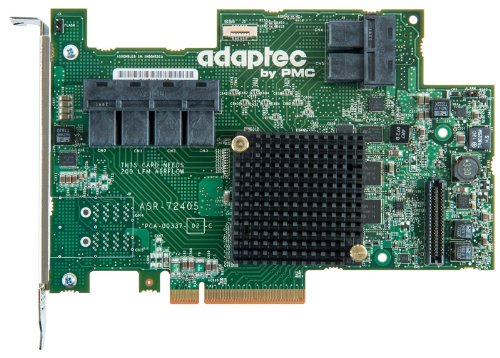 Adaptec Raid 72405 Single, 24 Internal Ports, X8 Pcie Gen 3, 1024mb Cache, Hybri