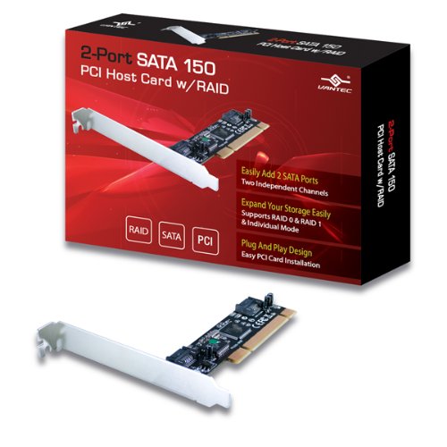 Vantec 2-Port SATA 150 PCI Host Card with RAID (UGT-ST220R)