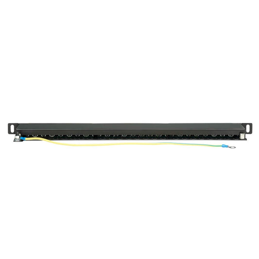 Tripp Lite Cat6a Patch Panel 24-Port High-Density Shielded Dual IDC 0.5URM (N252A-024-HUSHK)